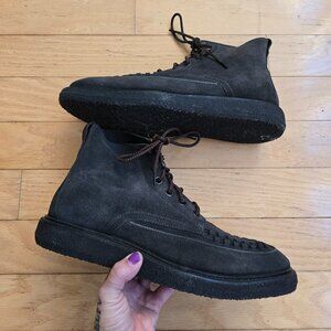 AllSaints Drago Suede Lace Up Boots Charcoal Grey Men\'s Size 40 (US 7) NWOB Drago Suede Lace Up Boots Charcoal Grey | ALLSAINTS main image 4